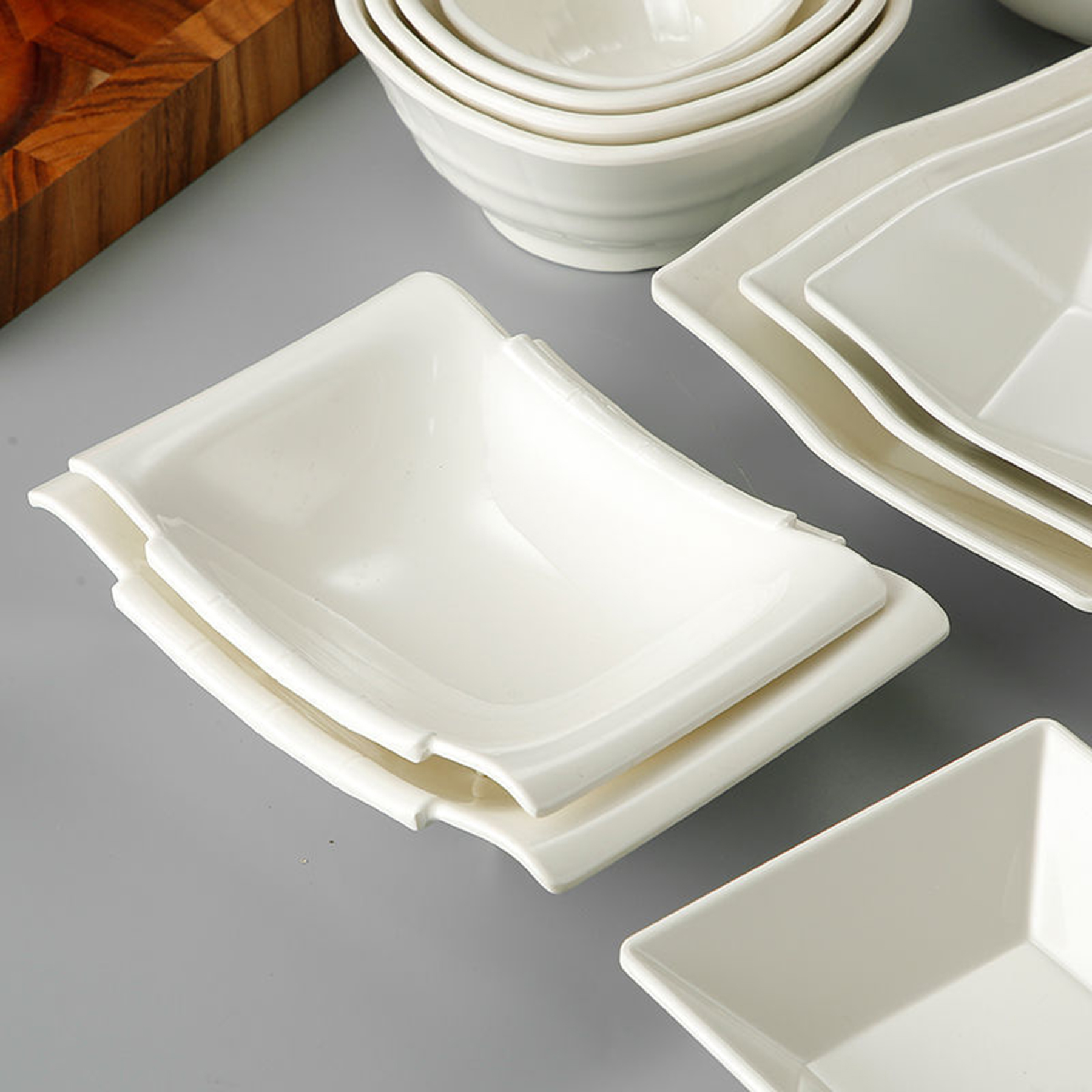 42 OZ Paper Square Disposable Compostable Bowls Bulk 2
