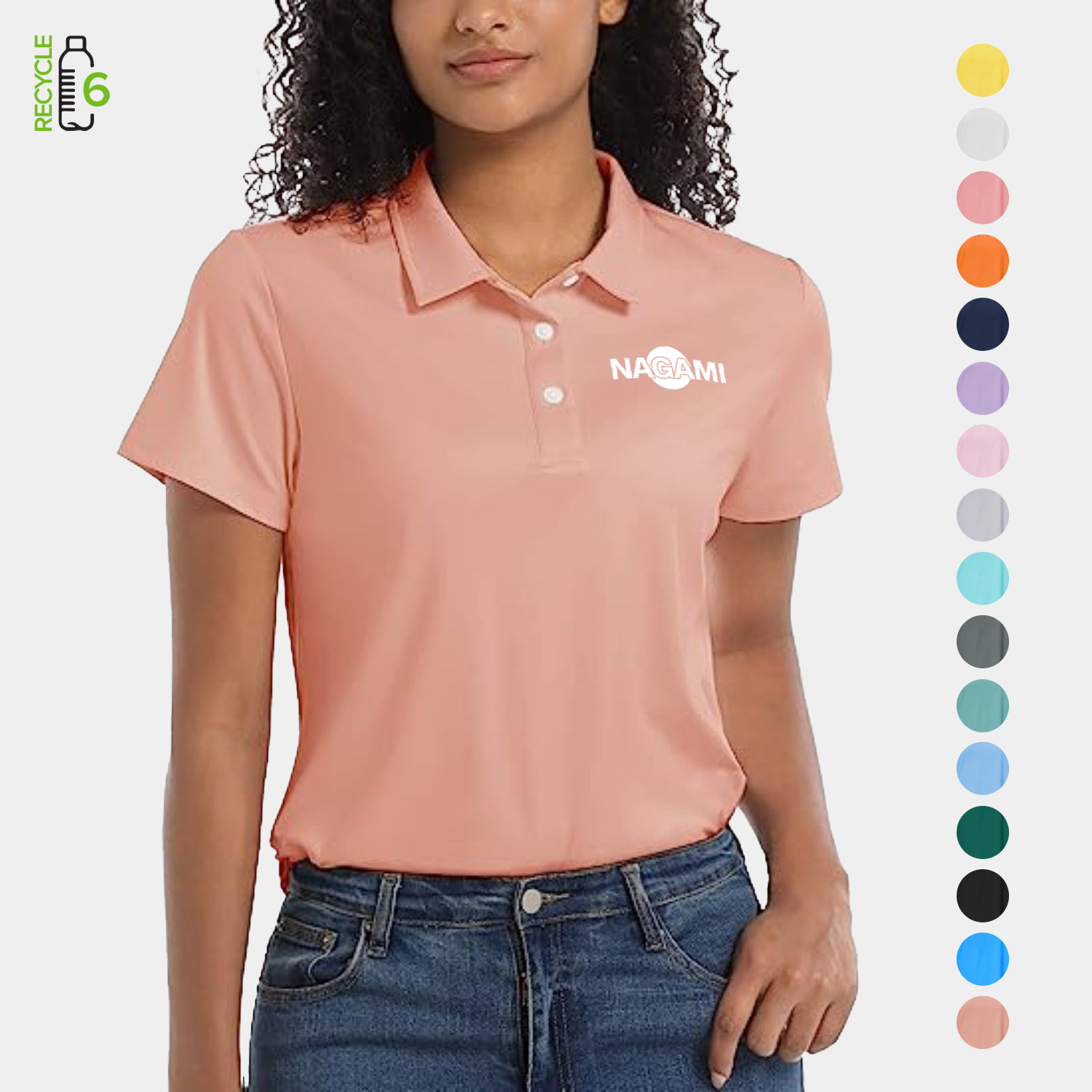 REPREVE® - Women's Recycled Polyester Polo Shirt 2