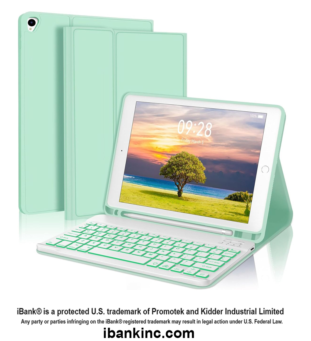 iBank® Detachable Bluetooth Slim Wireless Keyboard and Soft Back Cover Tablet Case 2