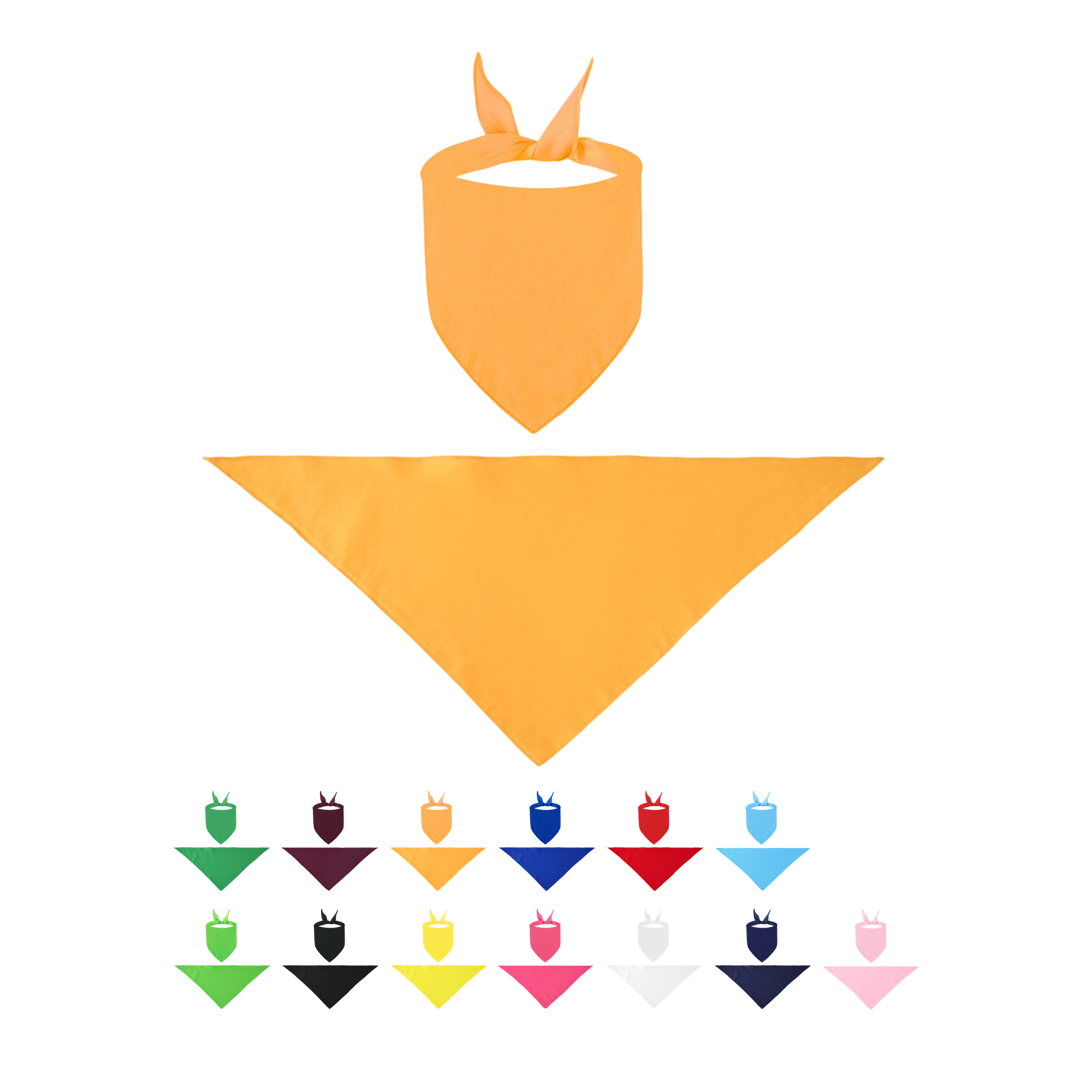 Customizable Triangle Pet Bandanas for Medium to Large Dogs 12