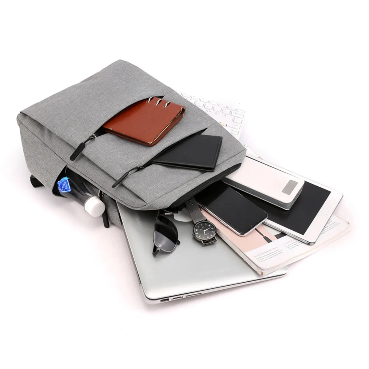 15.6-inch Durable USB Charging Port Backpack Laptop Bag 5