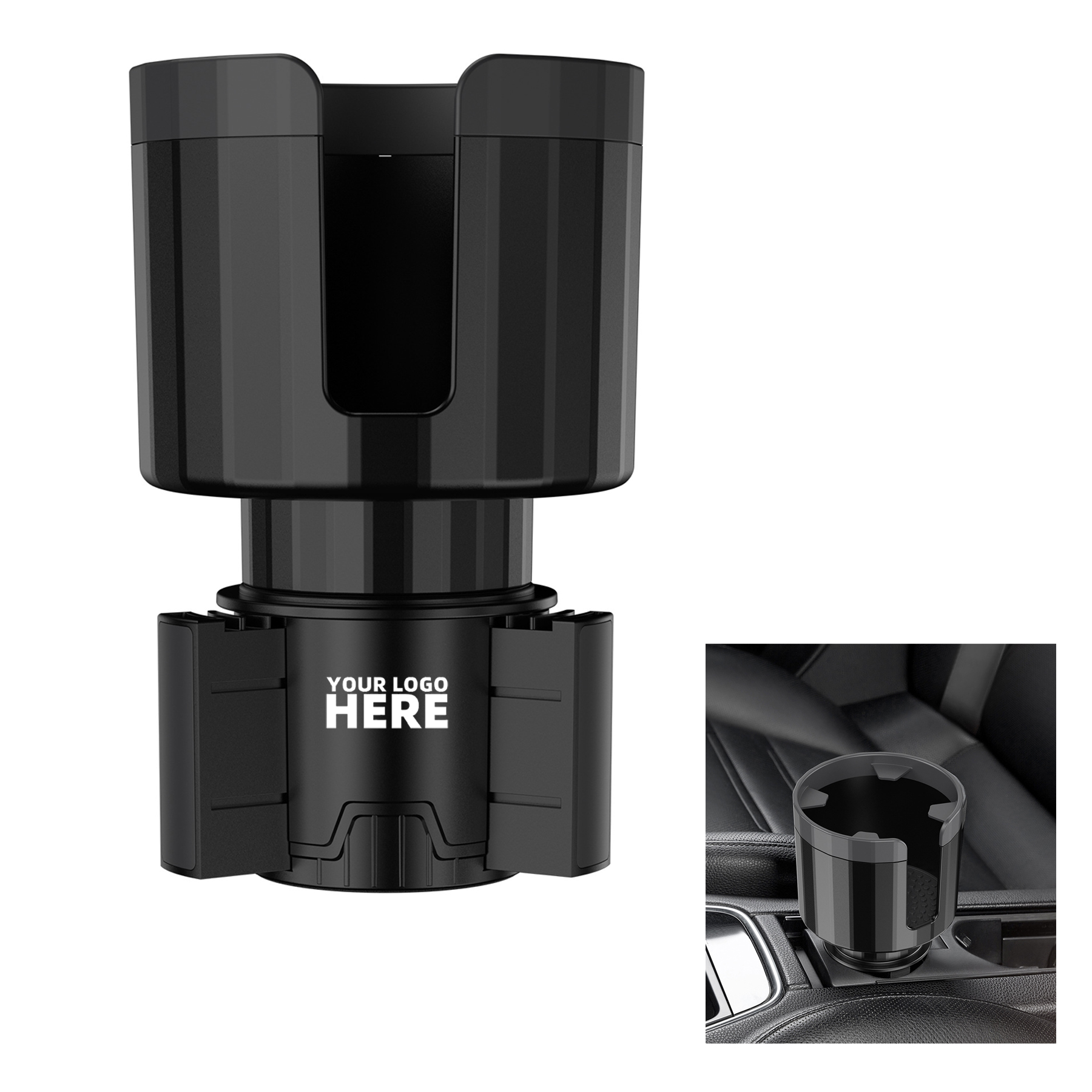 Car Cup Holder Expander With Adjustable Base 1