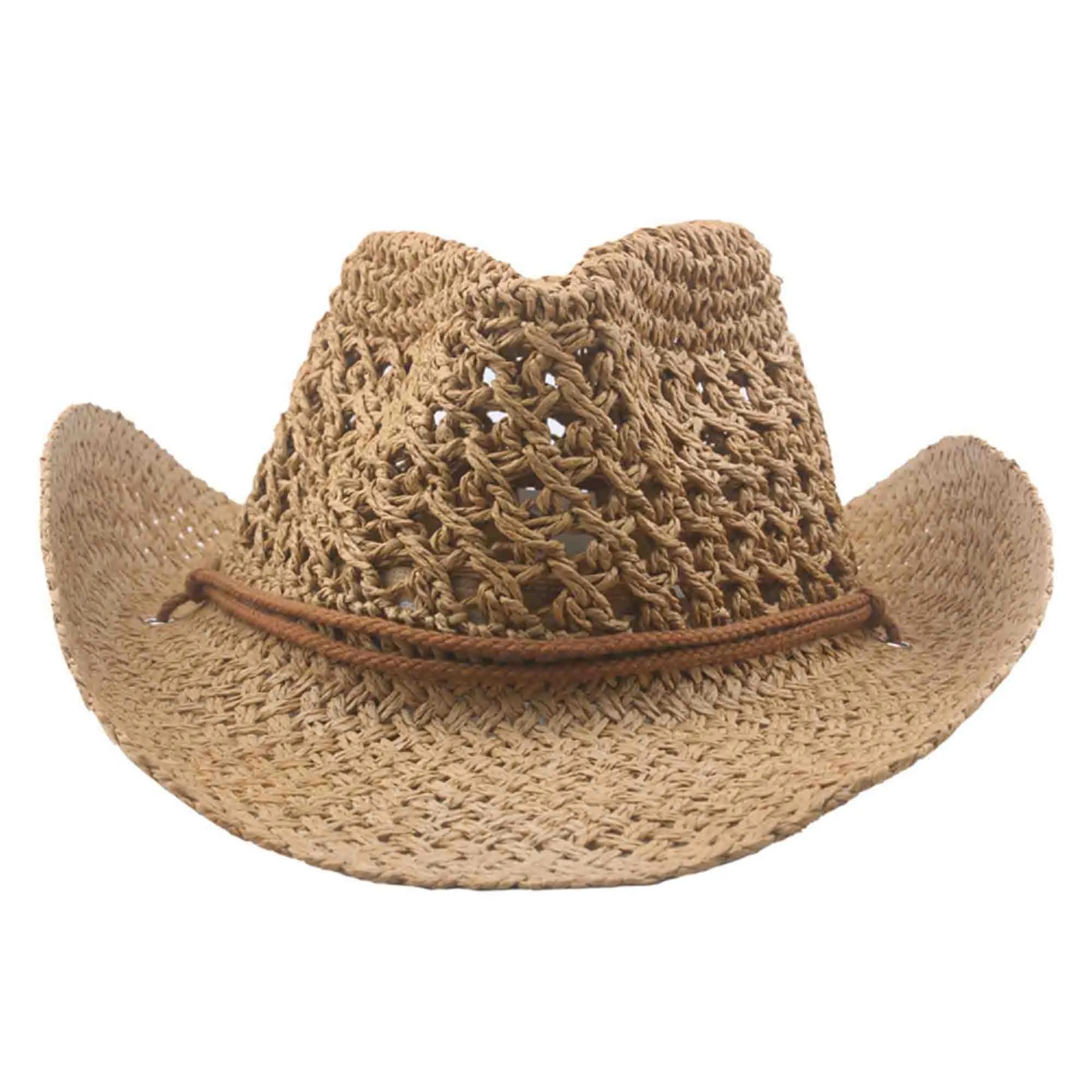 Gambler Straw Hat Skimmer Boater 5