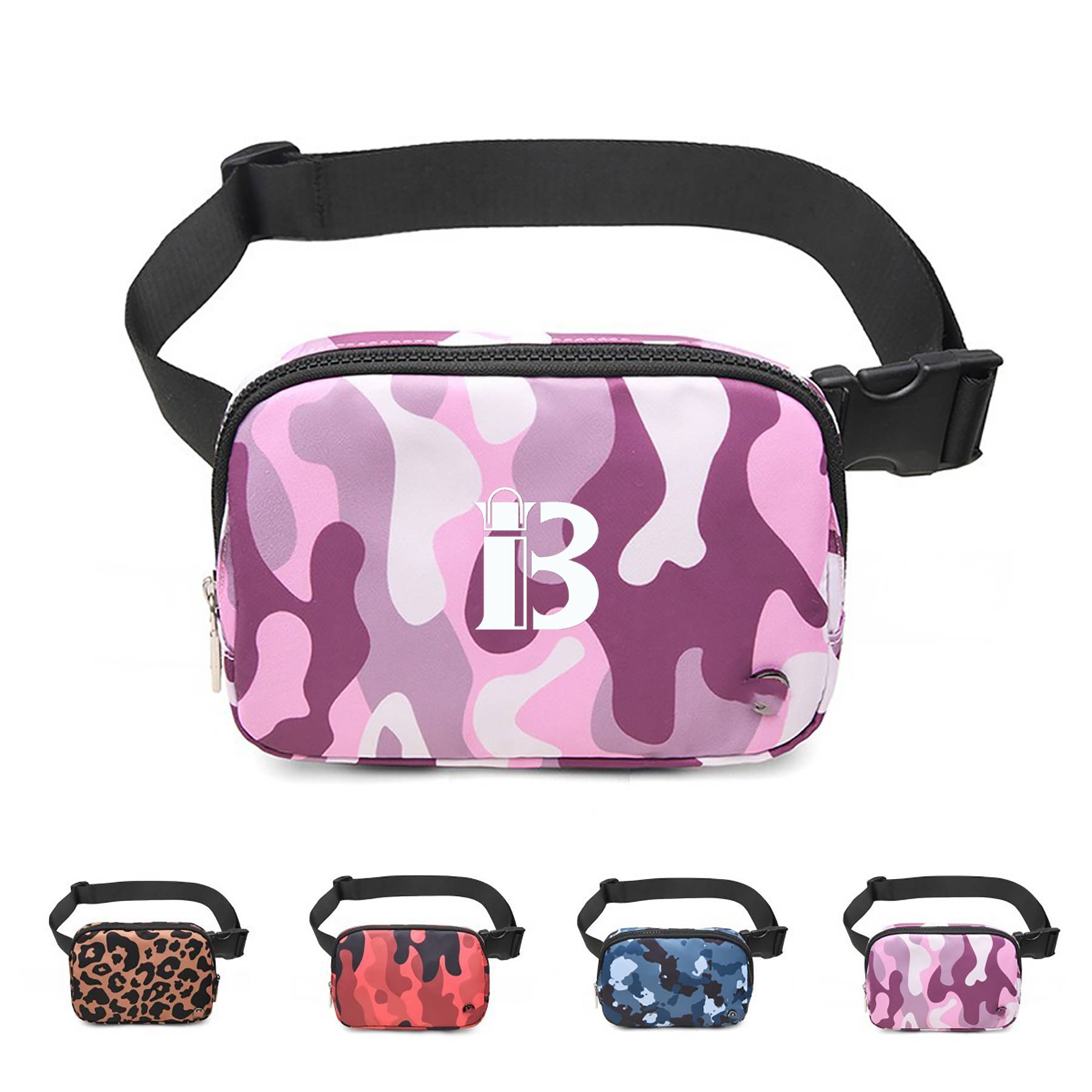 Nylon Colorful Belt Waist Bag 7
