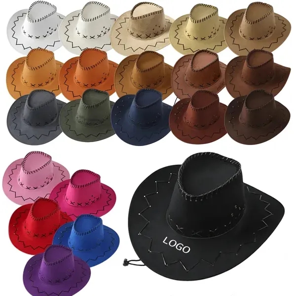 Western Style Cowboy Hat with Unisex Wide Brim Protection 6