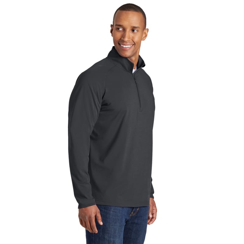 Sport-Tek Tall Sport-Wick Stretch 1/4-Zip Pullover. 17
