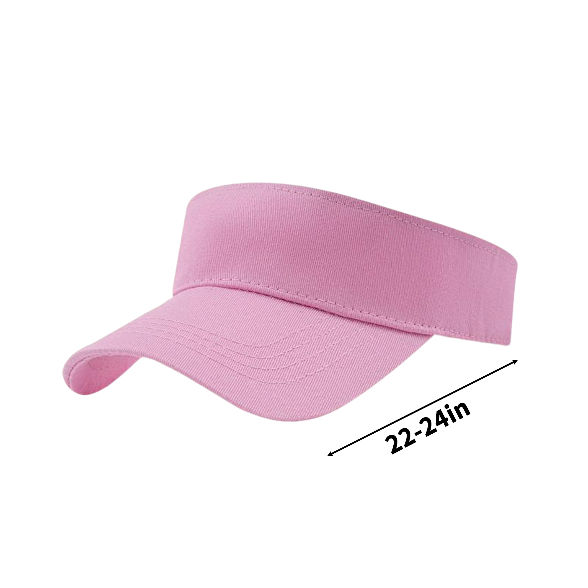 Cotton Sports Sun Visor Hat with Adjustable Headband 5