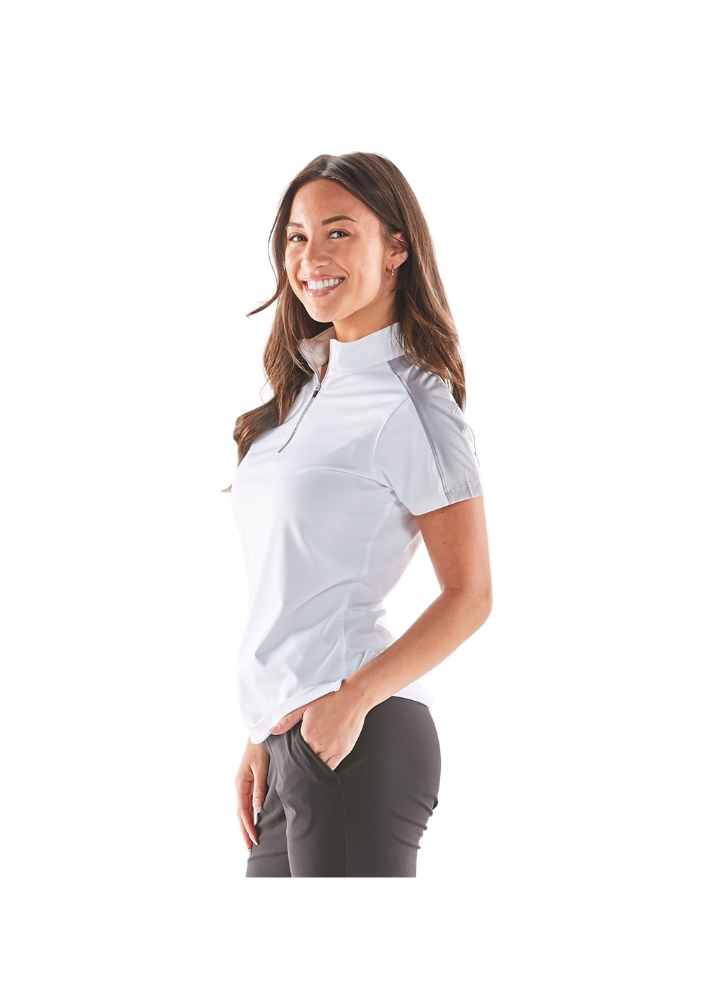 Storm Creek Women's Activator Colorblock Short Sleeve Polo 12