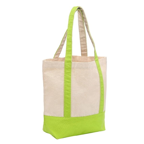 Land's end open top canvas tote, custom tote bag with logo imprint 4