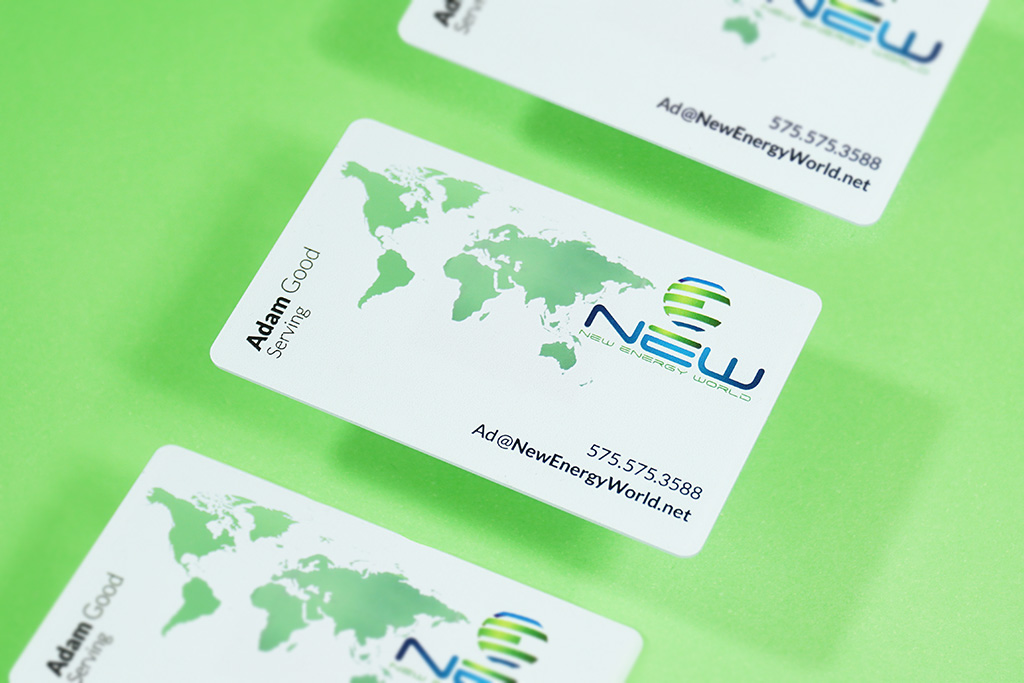 Quick Clear Plastic Business Cards 6