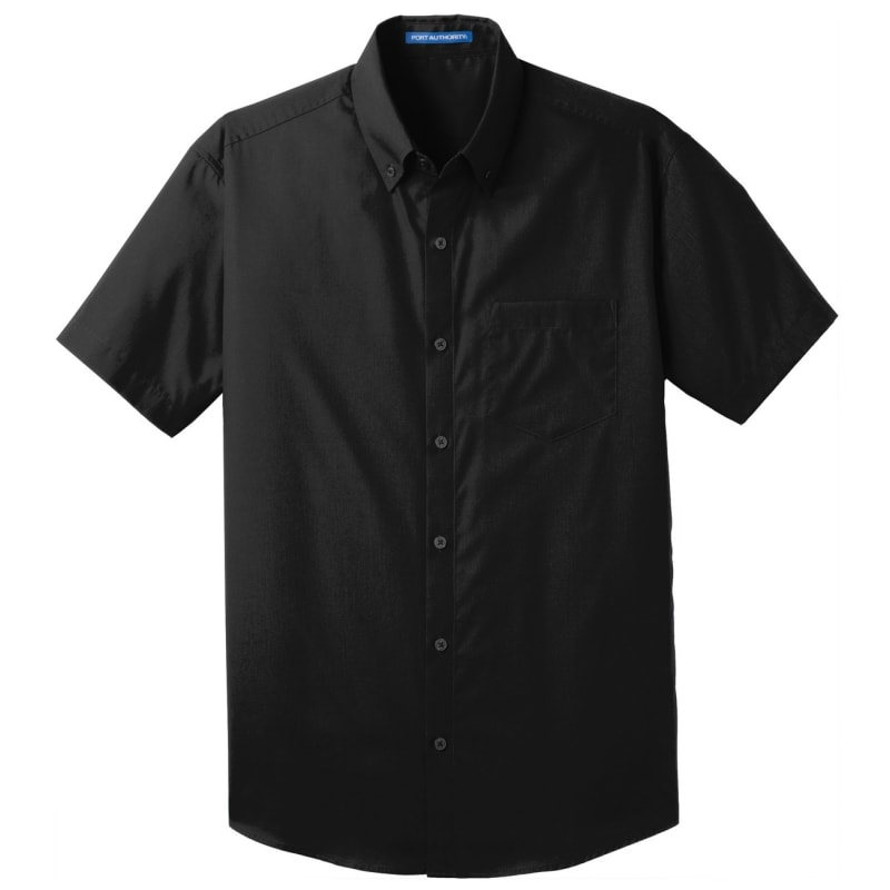 Port Authority Short Sleeve Carefree Poplin Shirt. 6