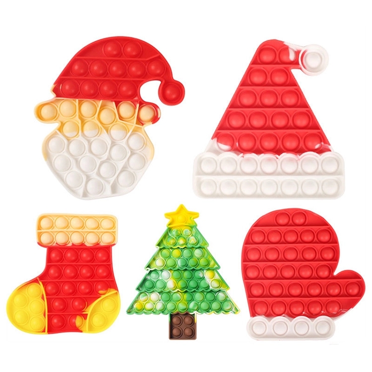 Christmas Push Pop Bubble Fidget Toy 3