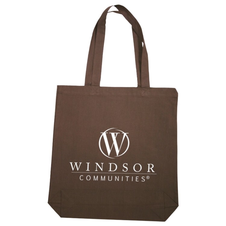 Economical Tote Bag W/Gusset, custom tote bag with logo imprint 8