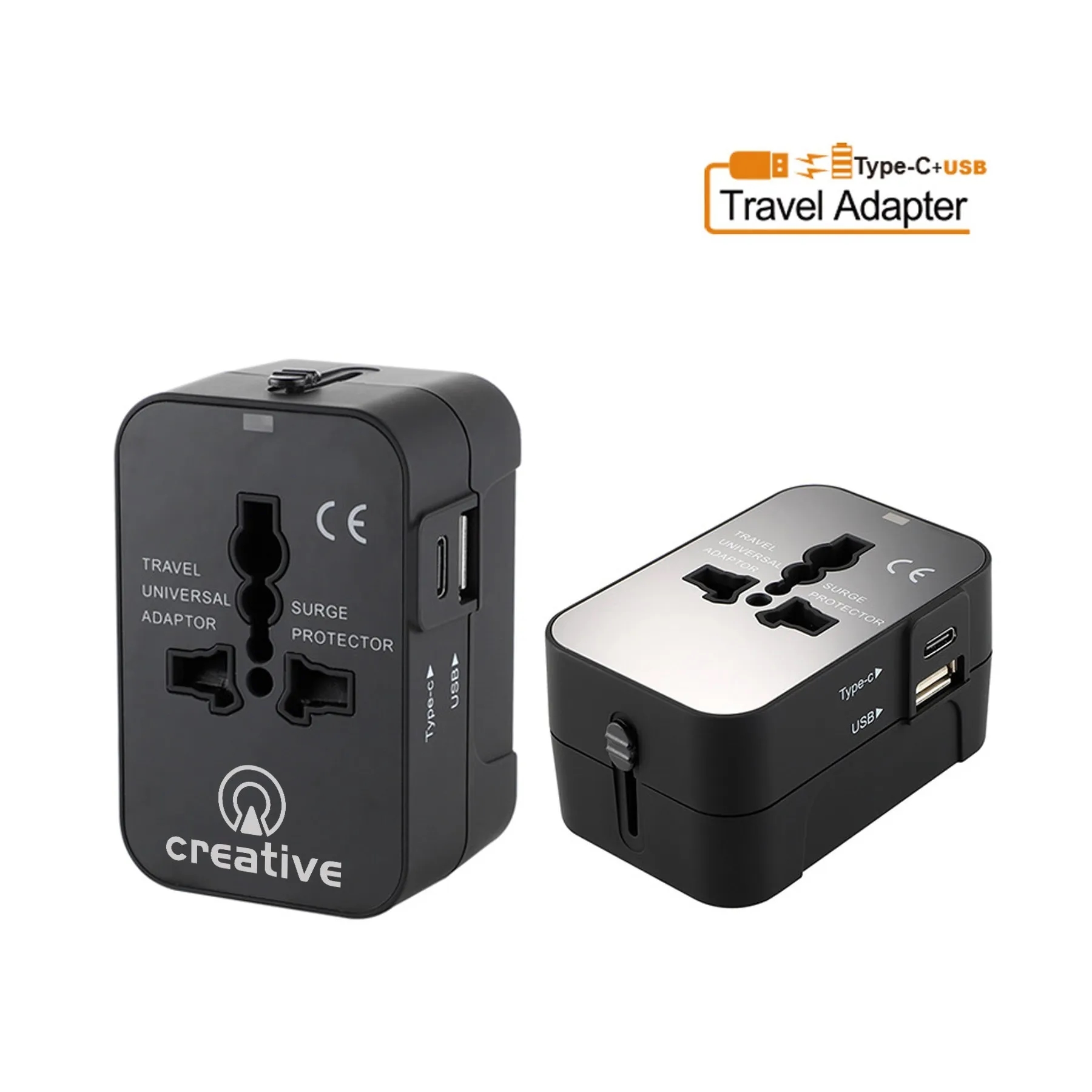 Travel Adapter with USB-C and USB-A Charging Ports 4