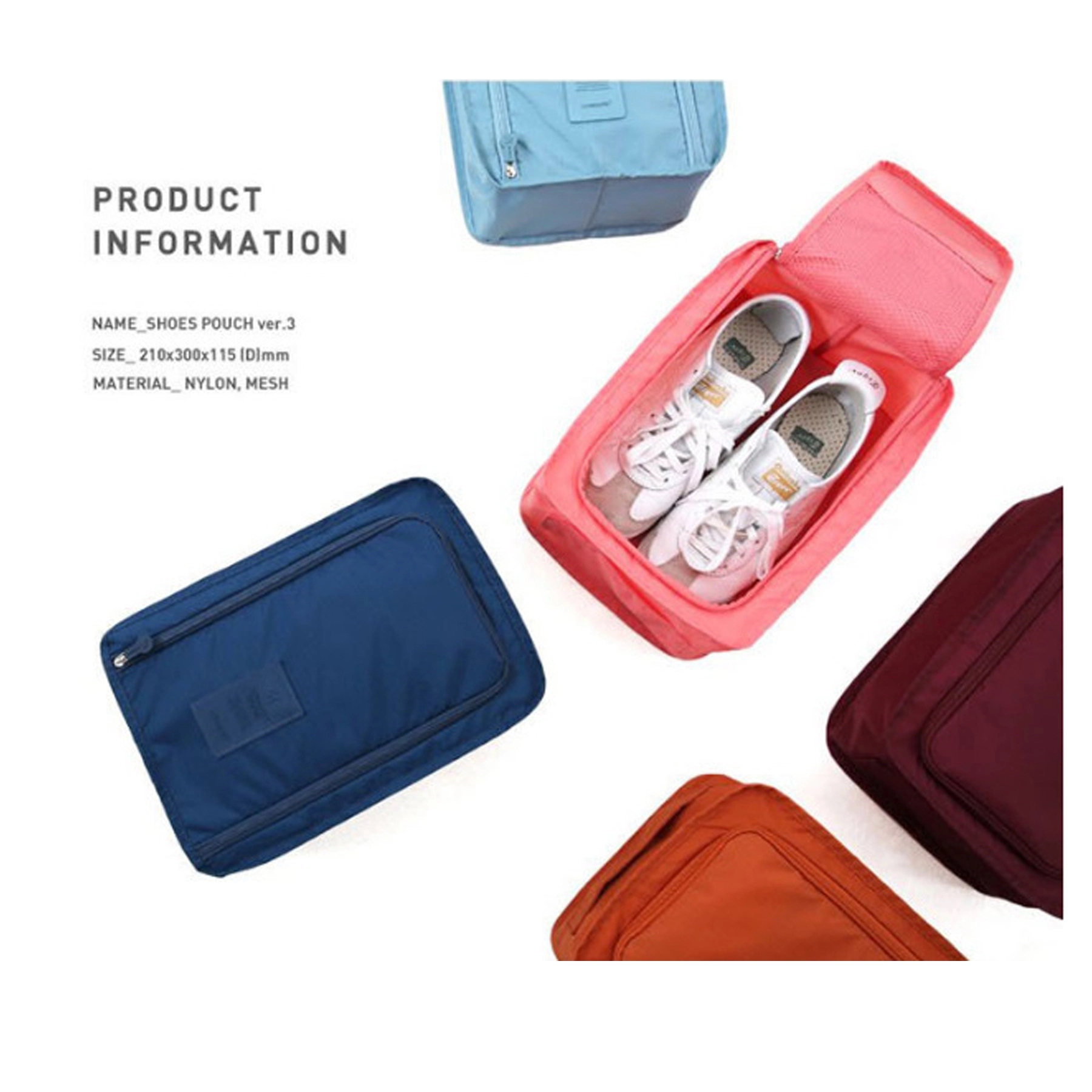 Travel Shoe Bags with Zipper for Men & Women 4