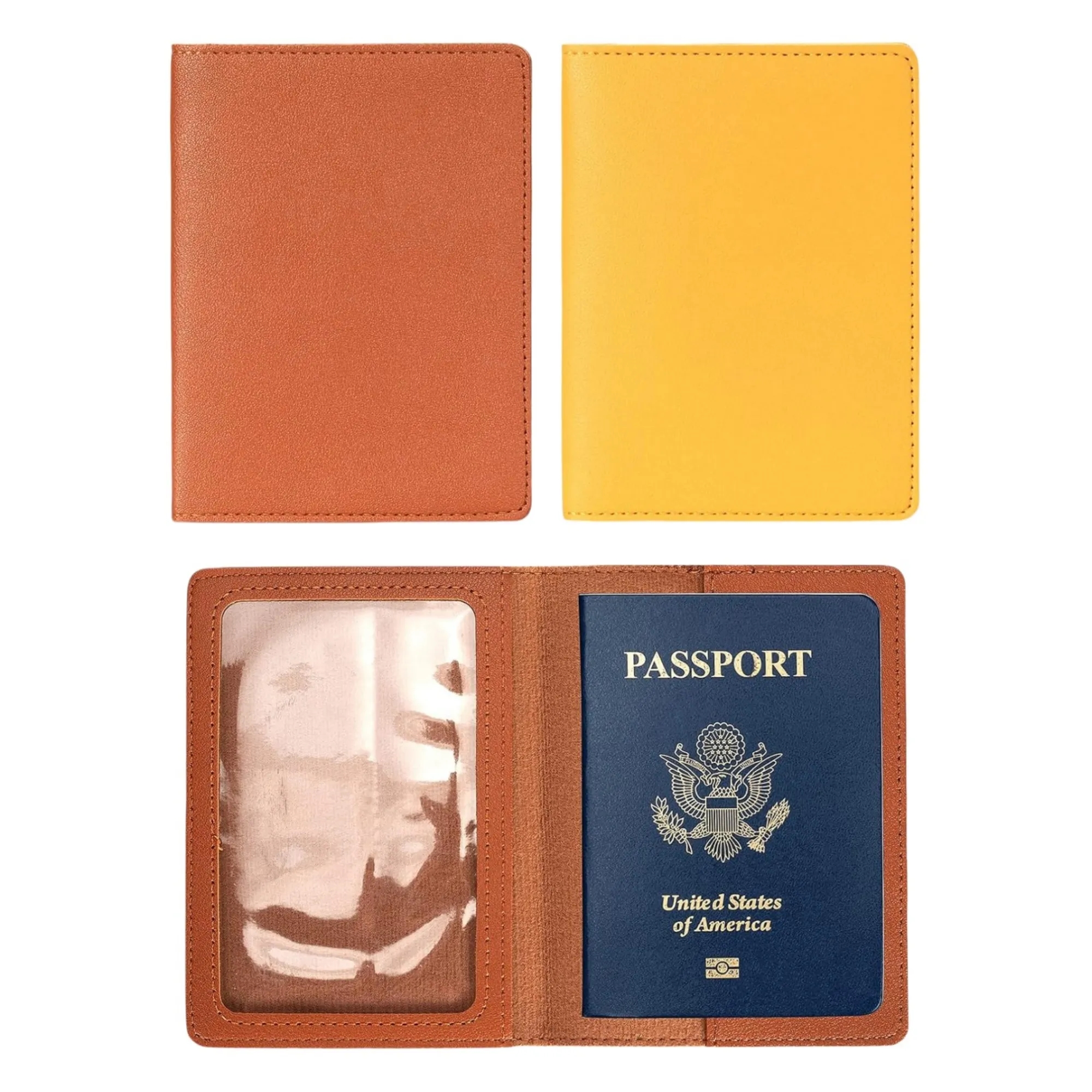 PU Leather Passport Case & Luggage Tag Set 17