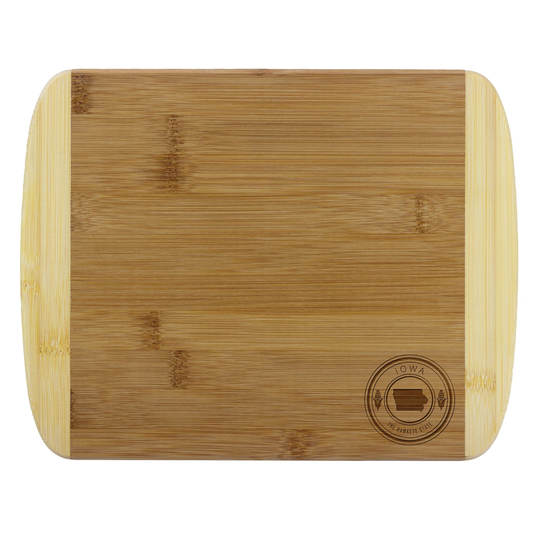 Iowa State Stamp 2-Tone 11" Cutting Board