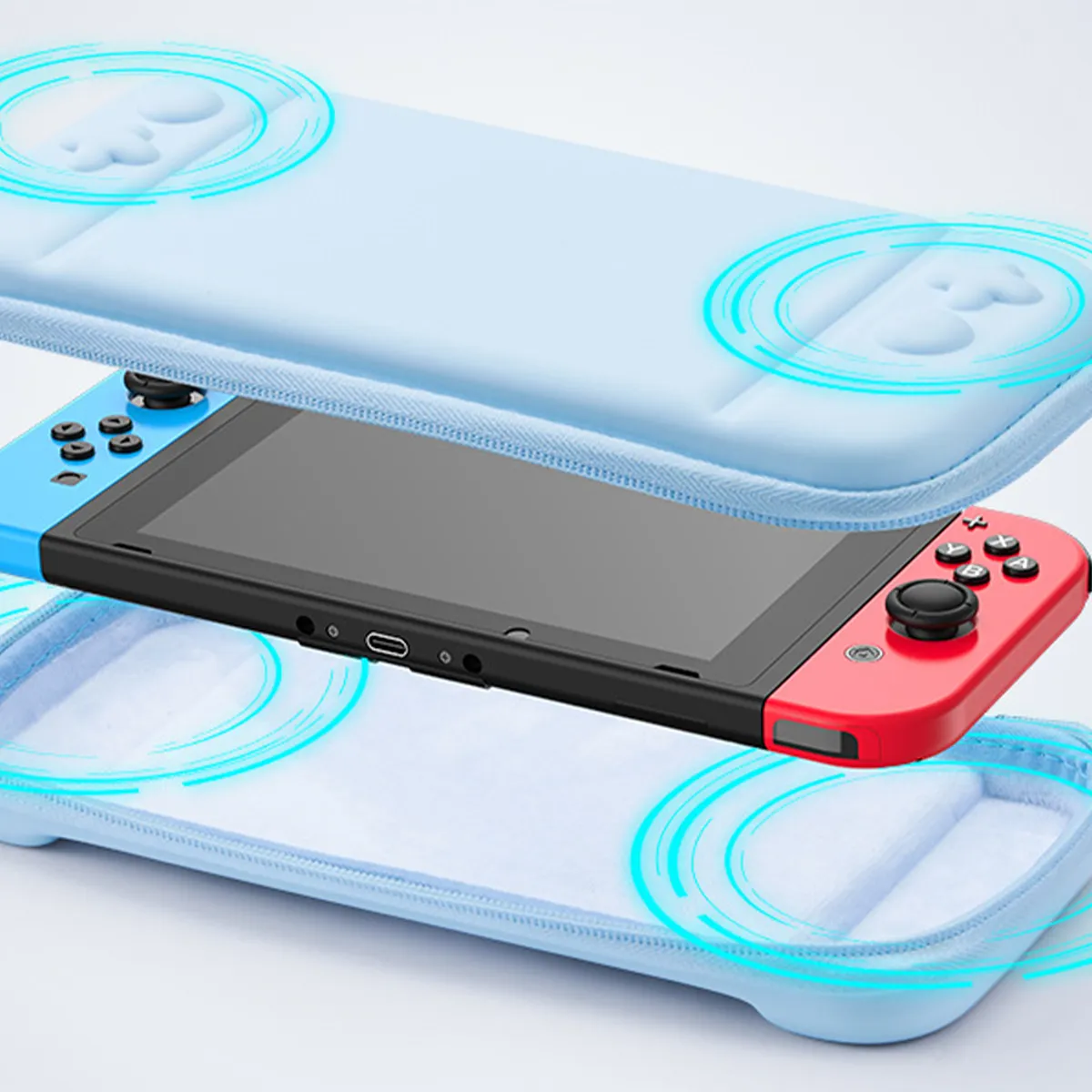 Durable Colorful Switch Game Protective Case With Stander 4