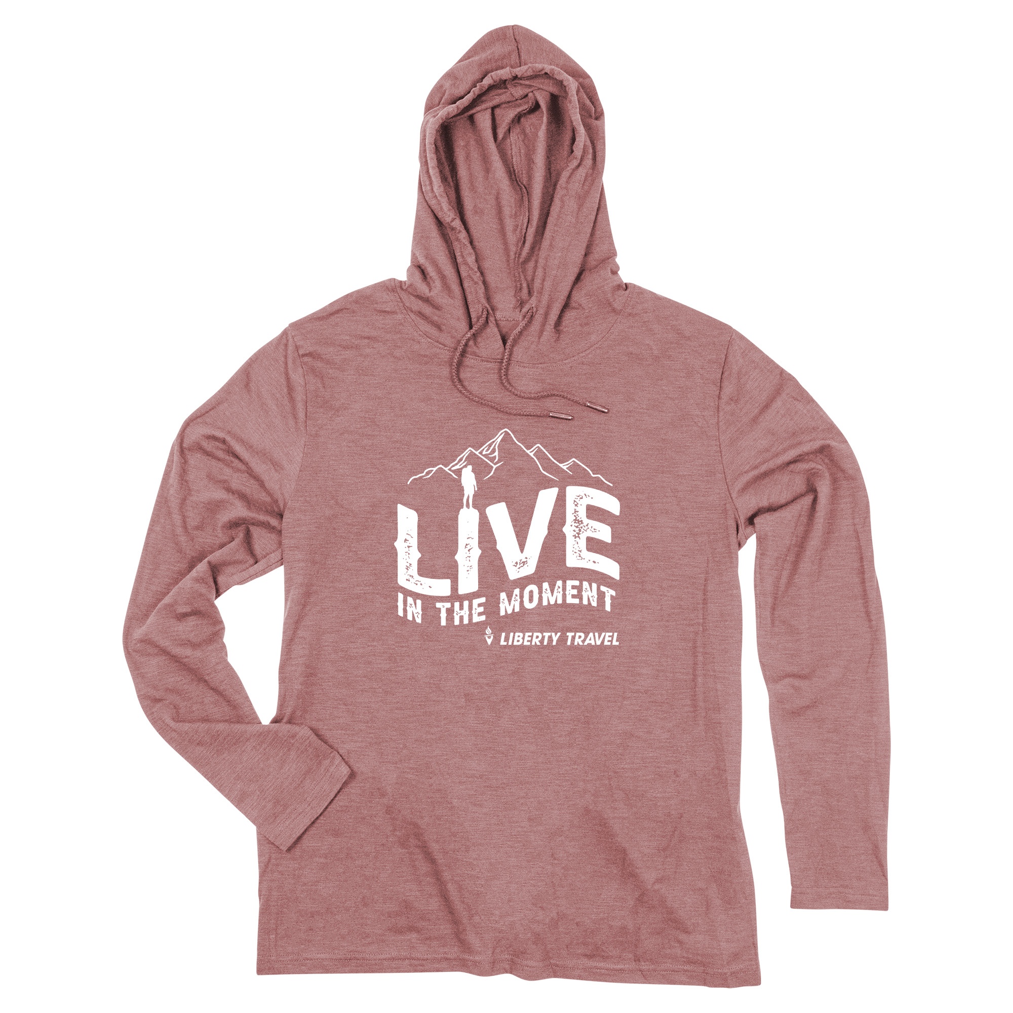 ACE Adult Long Sleeve Slub Hooded T-Shirt 10
