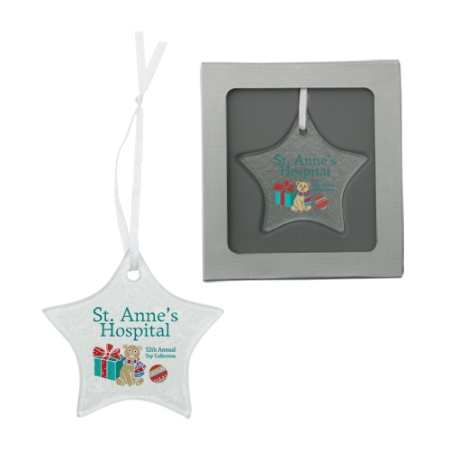 Hammered Glass Ornament