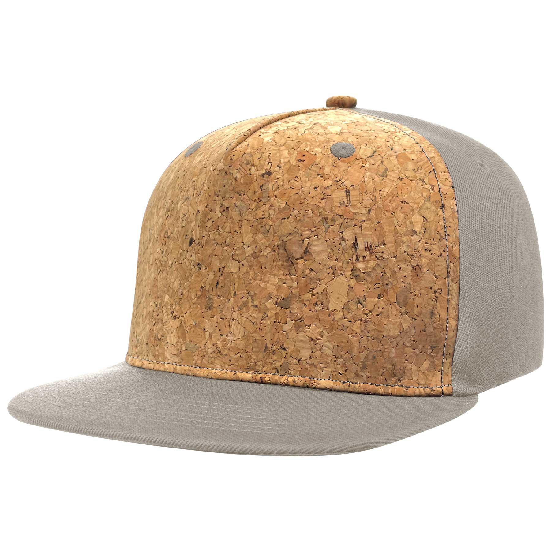 Cotton Flat Visor Adjustable Snapback Cork Caps 9