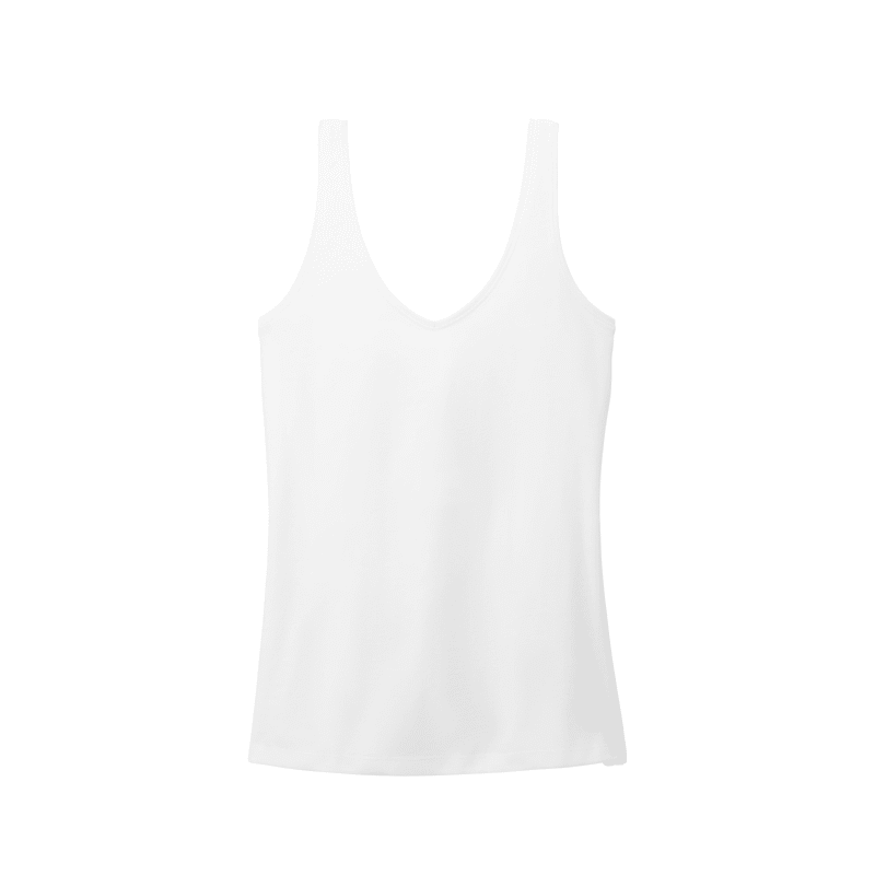 District Women's Perfect Blend CVC V-Neck Tank 6