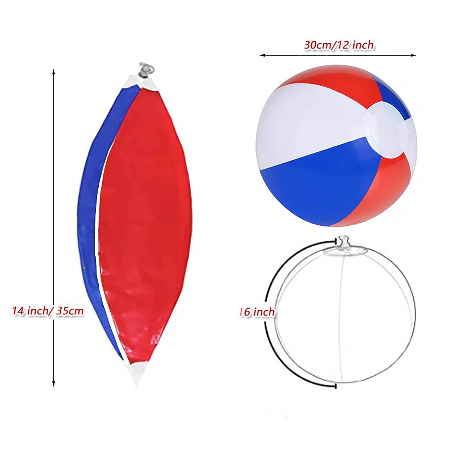 Inflatable Beach Ball Toy for Pool Parties 2