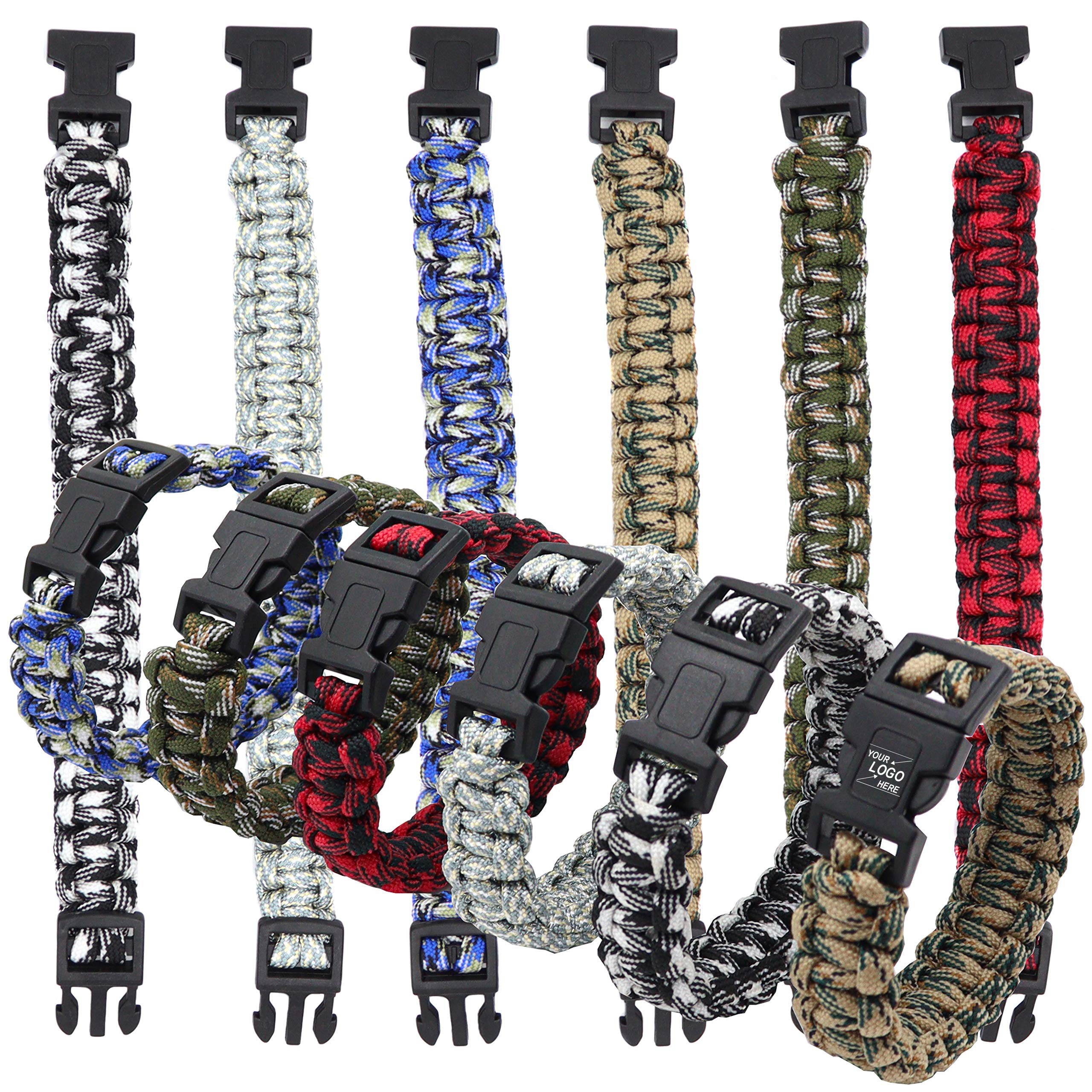Survival Paracord Bracelet for Camping and Hiking
