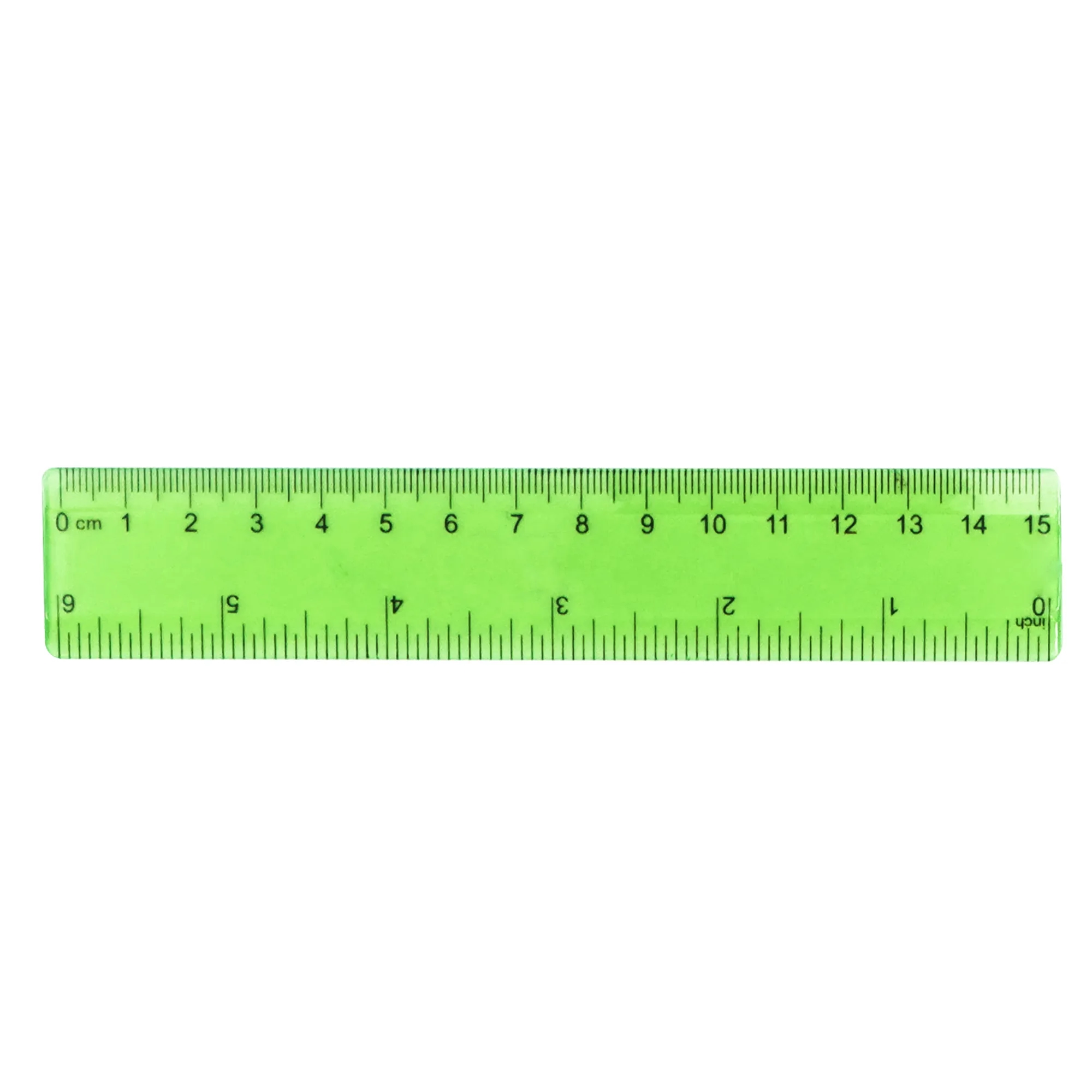 6-Inch Colored Transparent Ruler 8