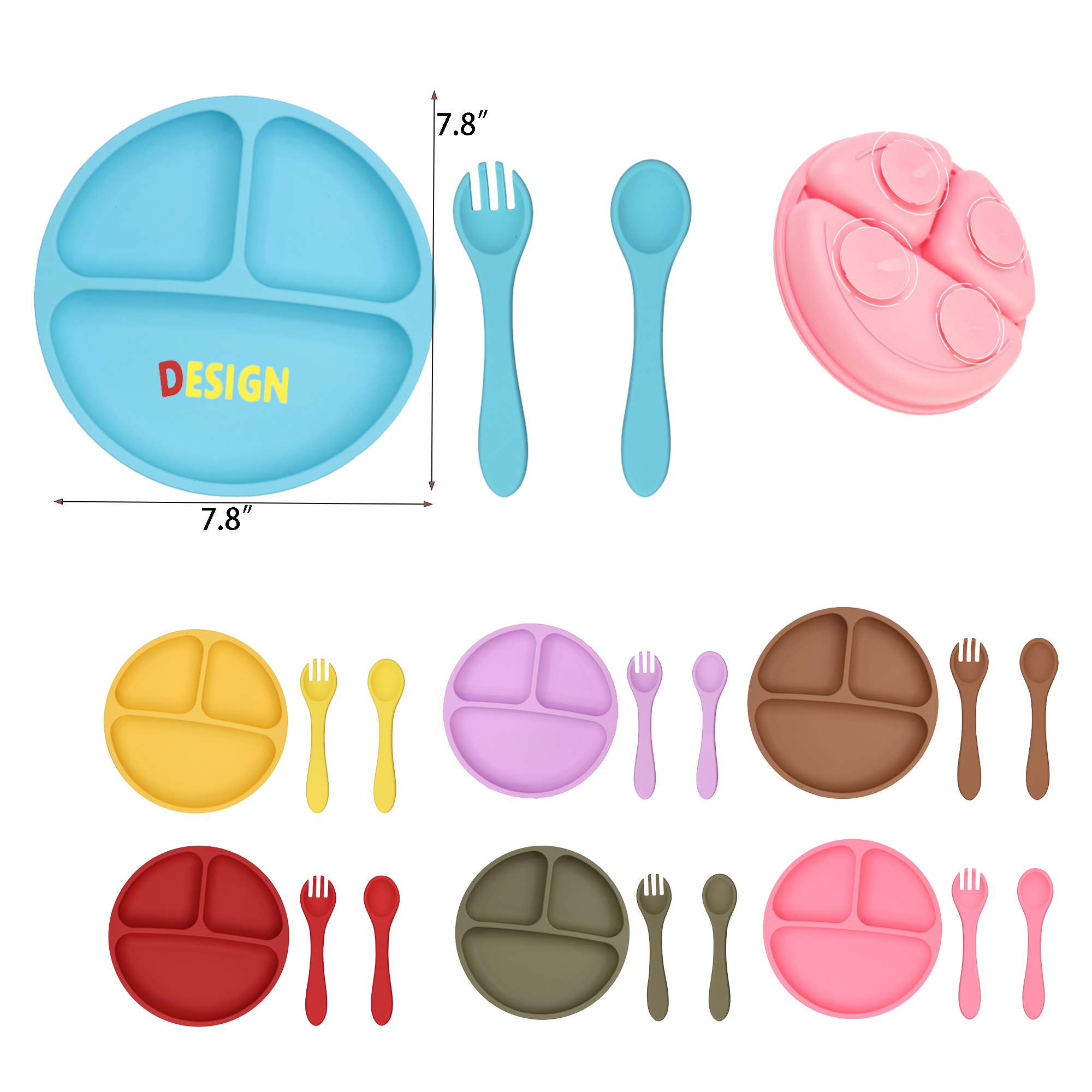 Children's Silicone Plate 2