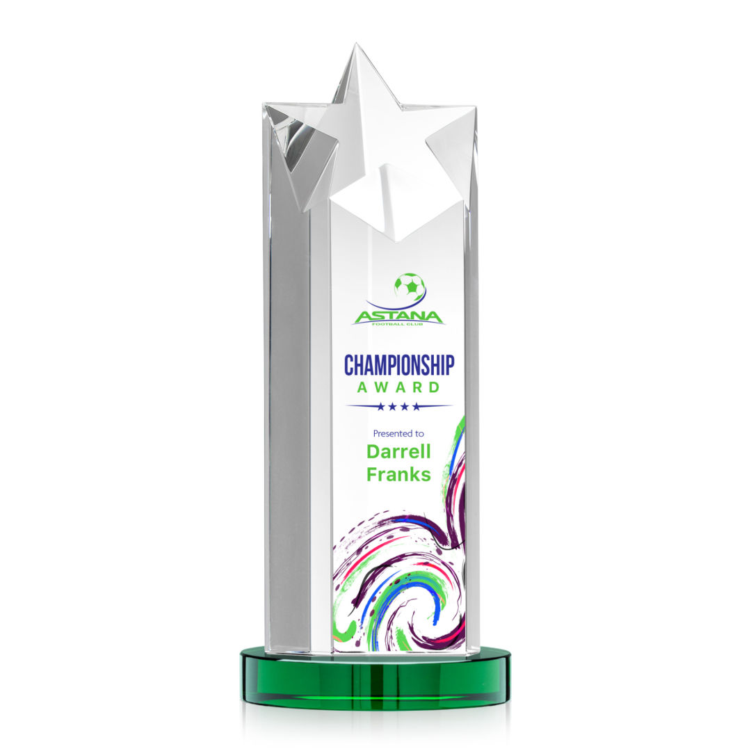 Berkeley VividPrint™ Award on Condor Base - Green 7