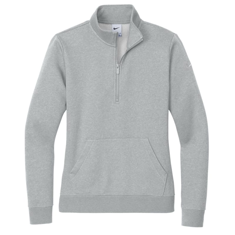 Nike Ladies Club Fleece Sleeve Swoosh 1/2-Zip 10