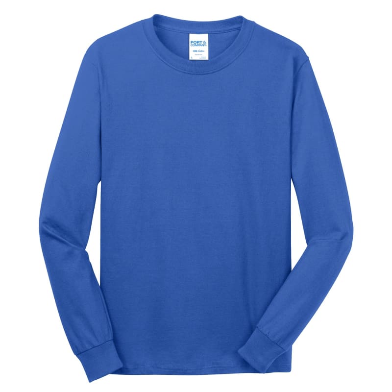 Port & Company - Long Sleeve Core Cotton Tee. 64