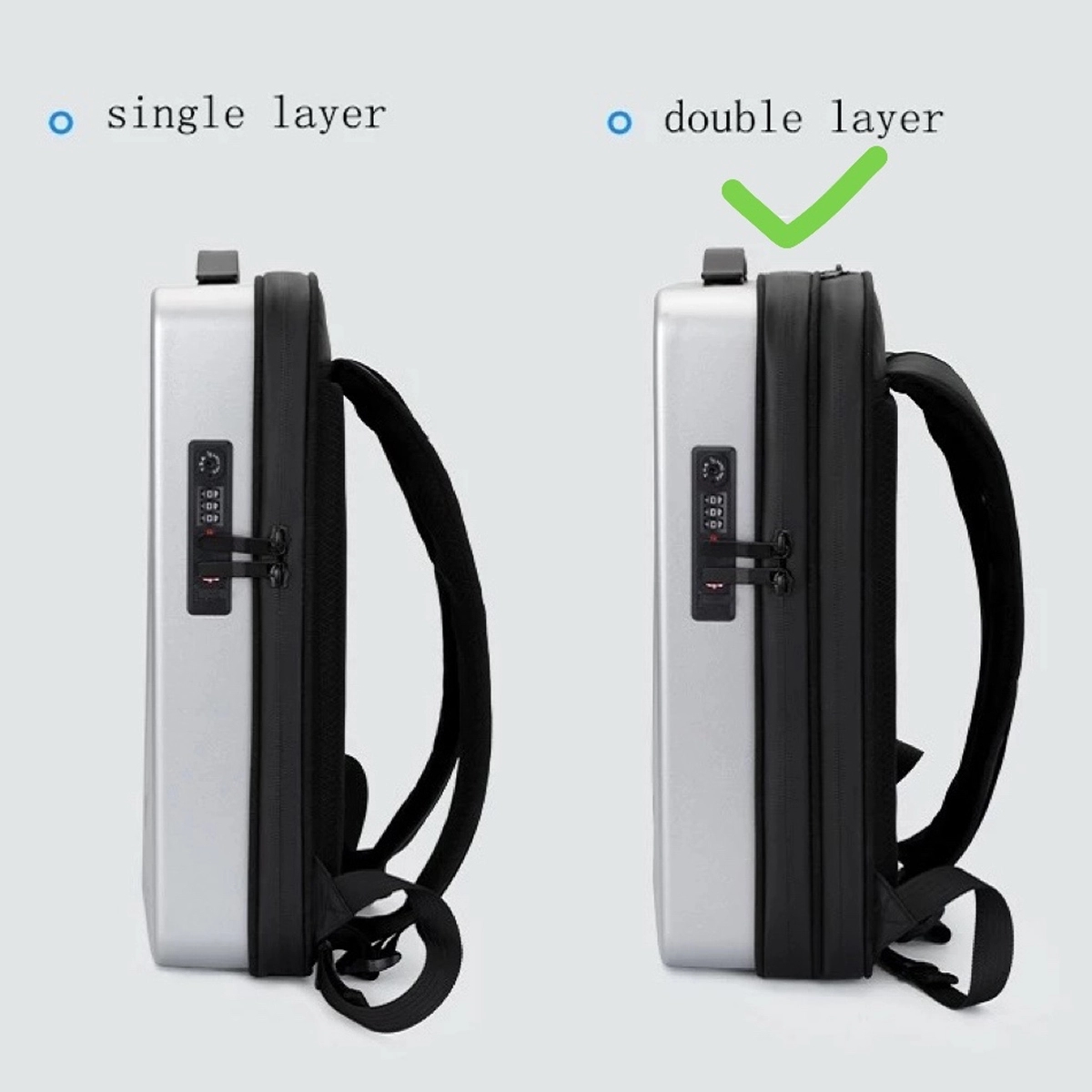 Quality Hard Shell Travel Backpack 3