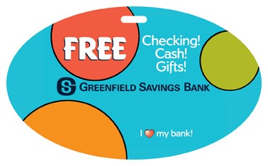 USA Made Laminated Event Tag - Oval (3"x5")