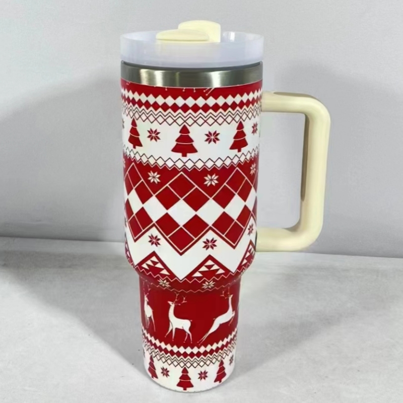 Christmas 40 oz Vacuum Insulated Stainless Steel Tumbler 3