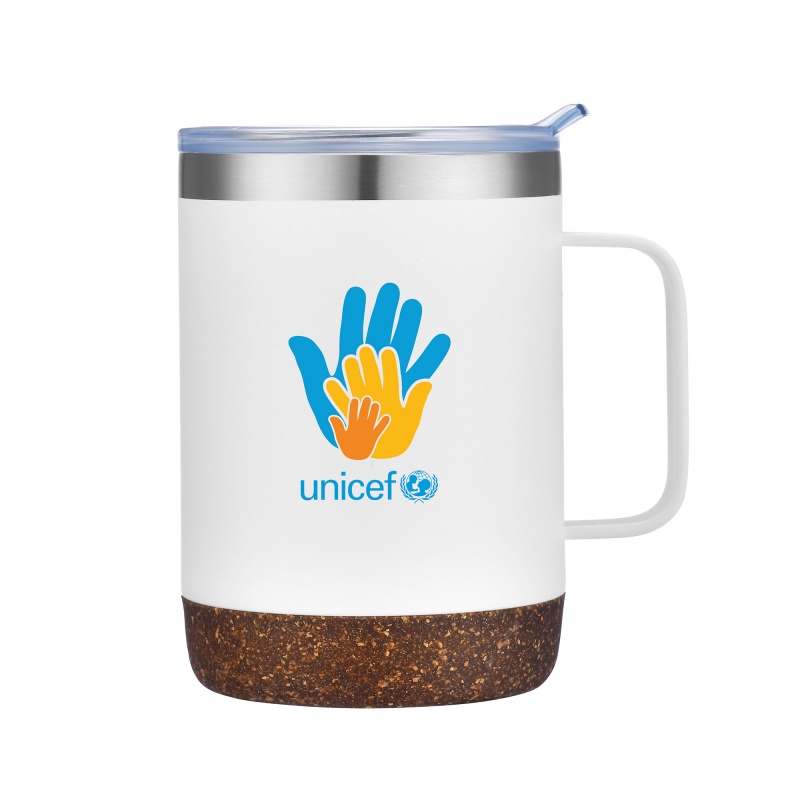 12 oz. Vacuum Mug with Cork Bottom 6