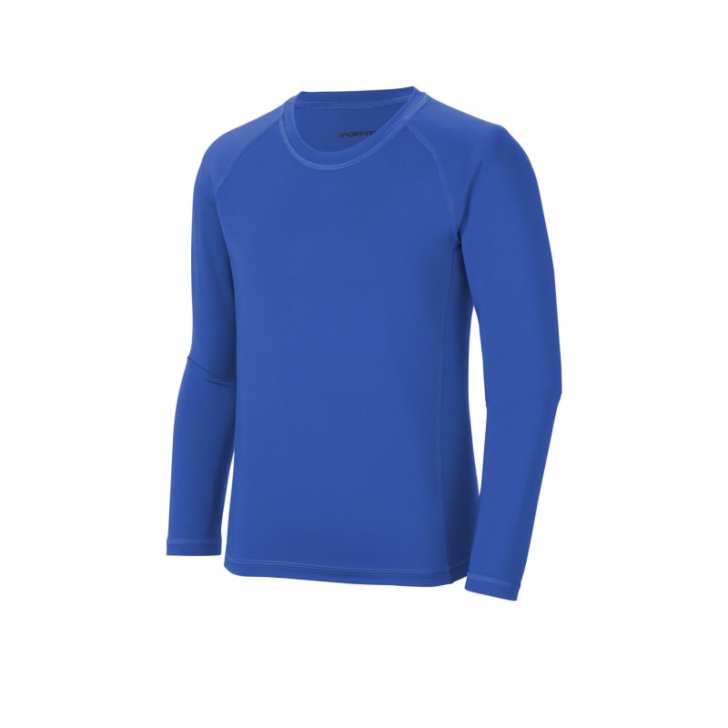 Sport-Tek Youth Long Sleeve Rashguard Tee. 18