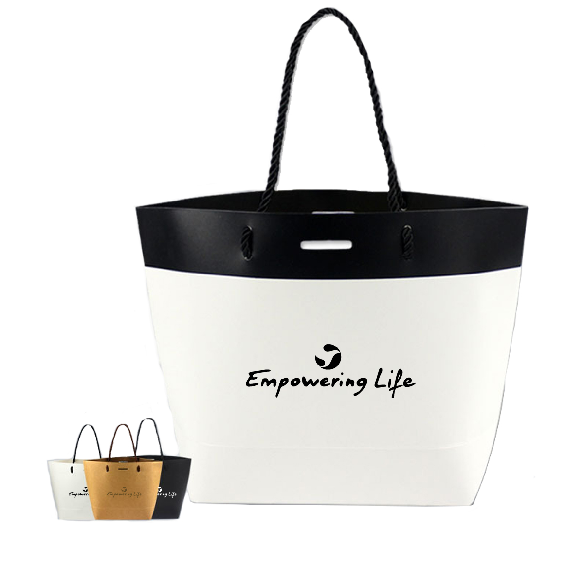 Natural Kraft Paper Tote Bag 2