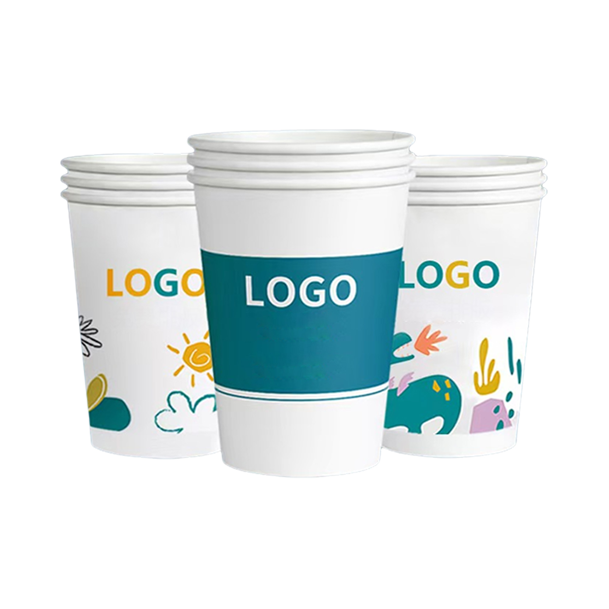 Full Color 9 OZ Thick Paper Coffee Cup MOQ500 2
