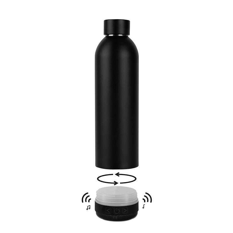 SoundSip Double Wall 18oz. Bottle with Wireless Speaker 8