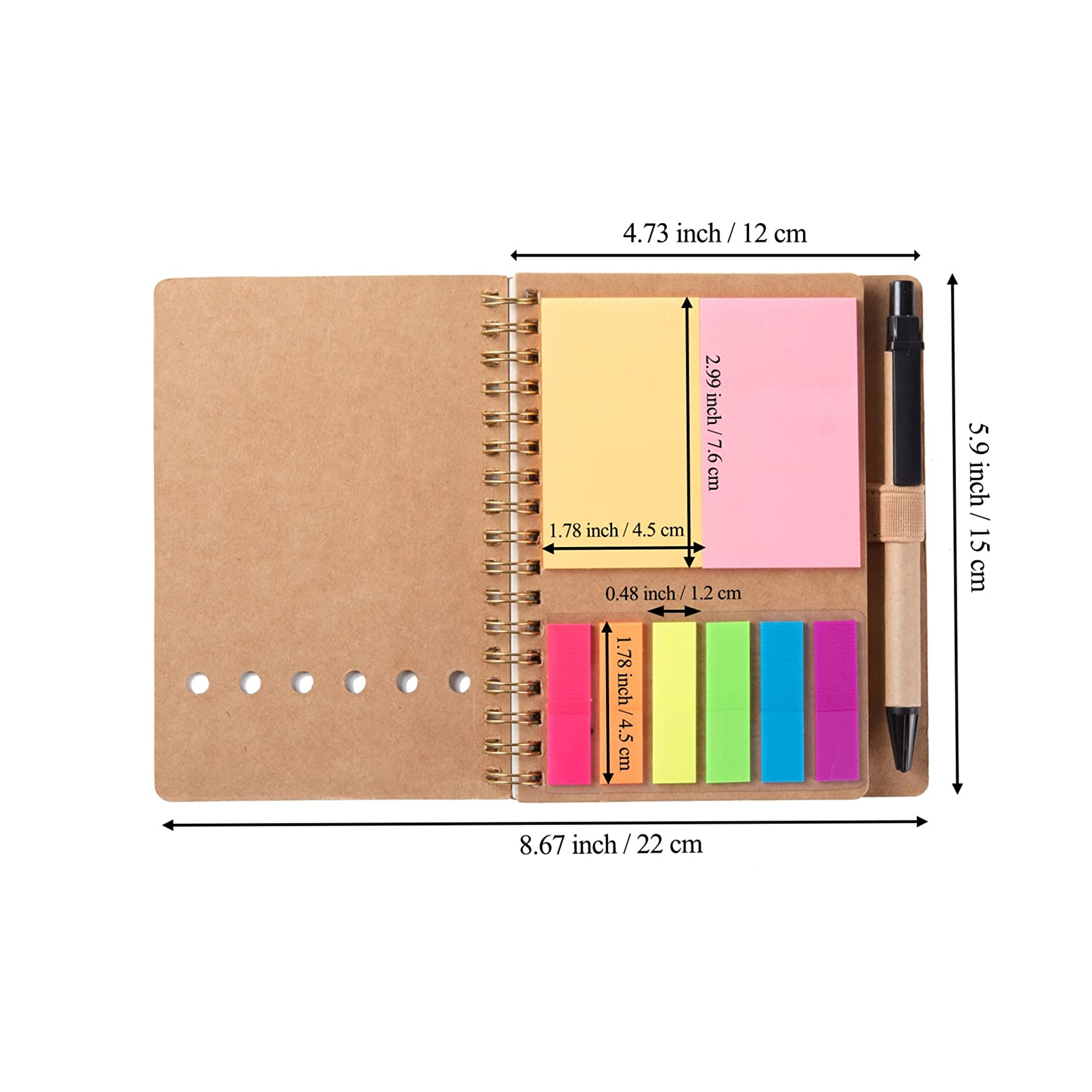 Colored Spiral Notebook 2