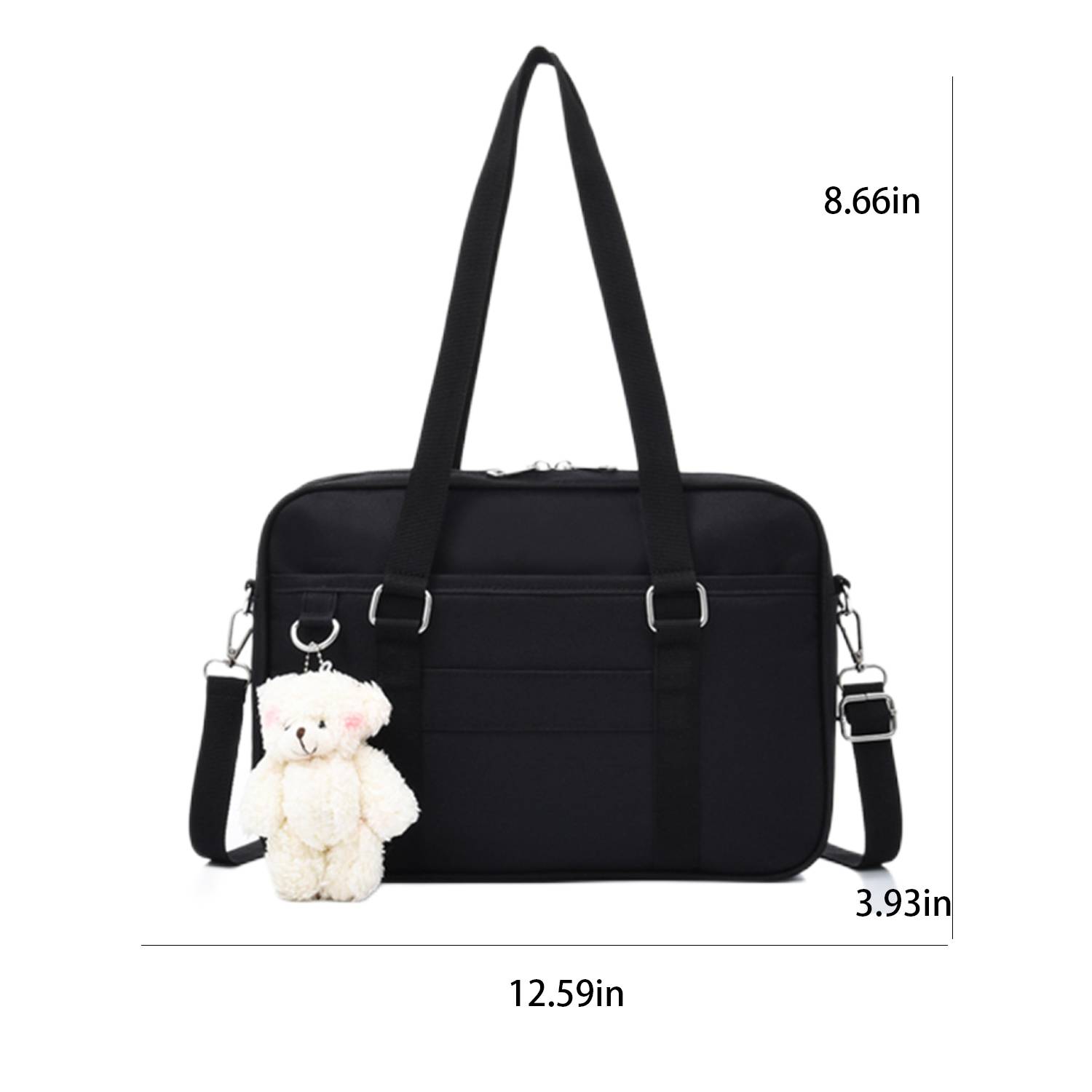 Female Japanese Single Shoulder Portable Canvas Bag 6