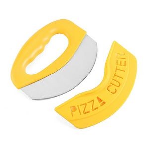 Stainless Steel Pizza Cutter With Protective Cover 12
