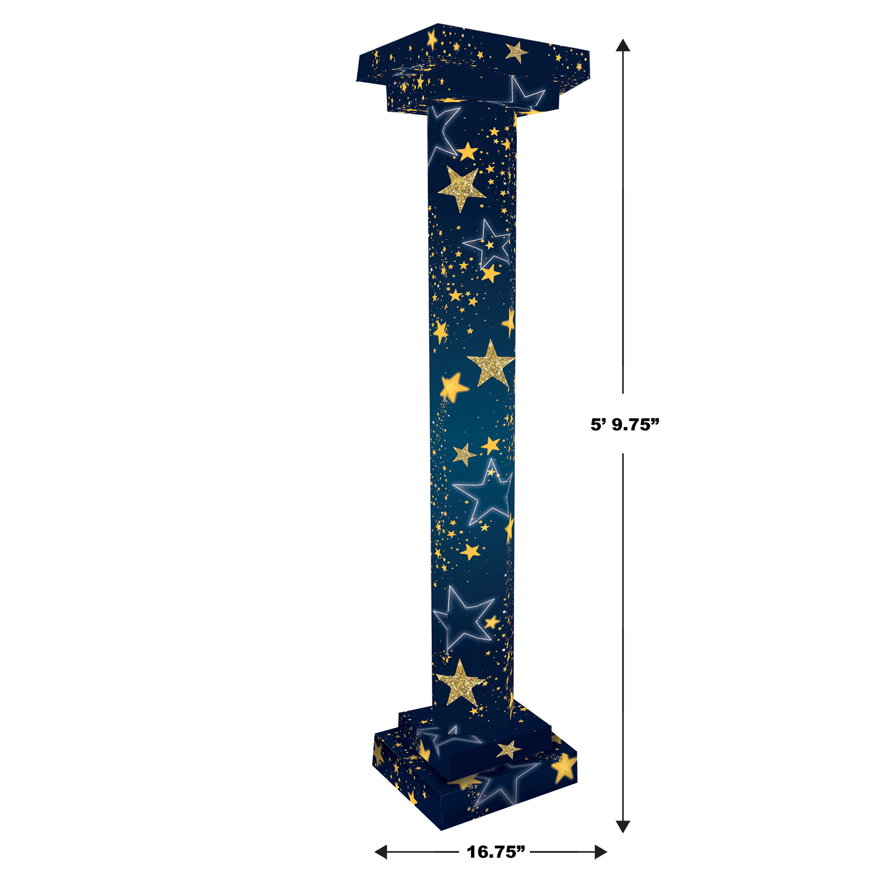 Starry Night 3-D Tall Column Props 2