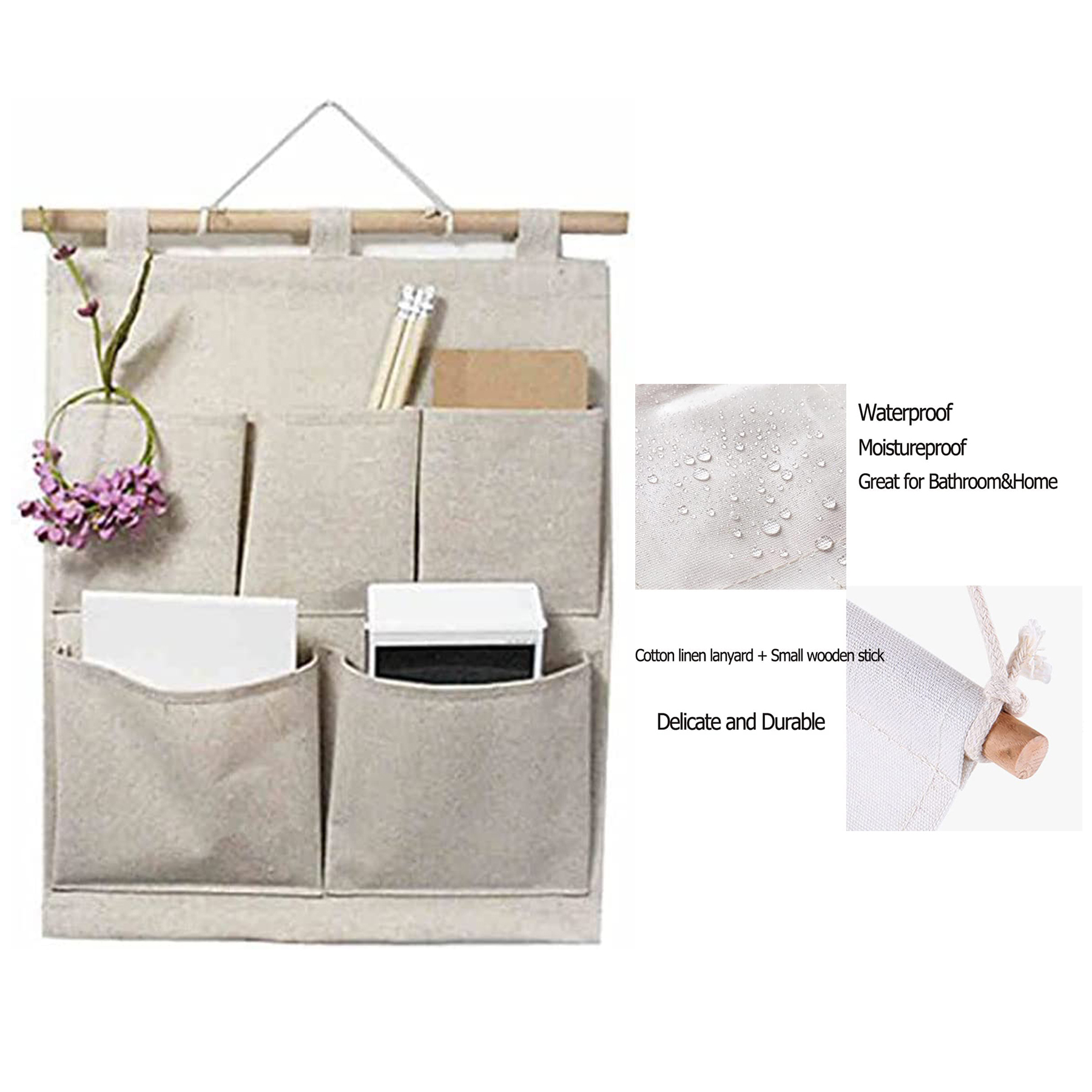 Over The Door Magazine Storage Pockets