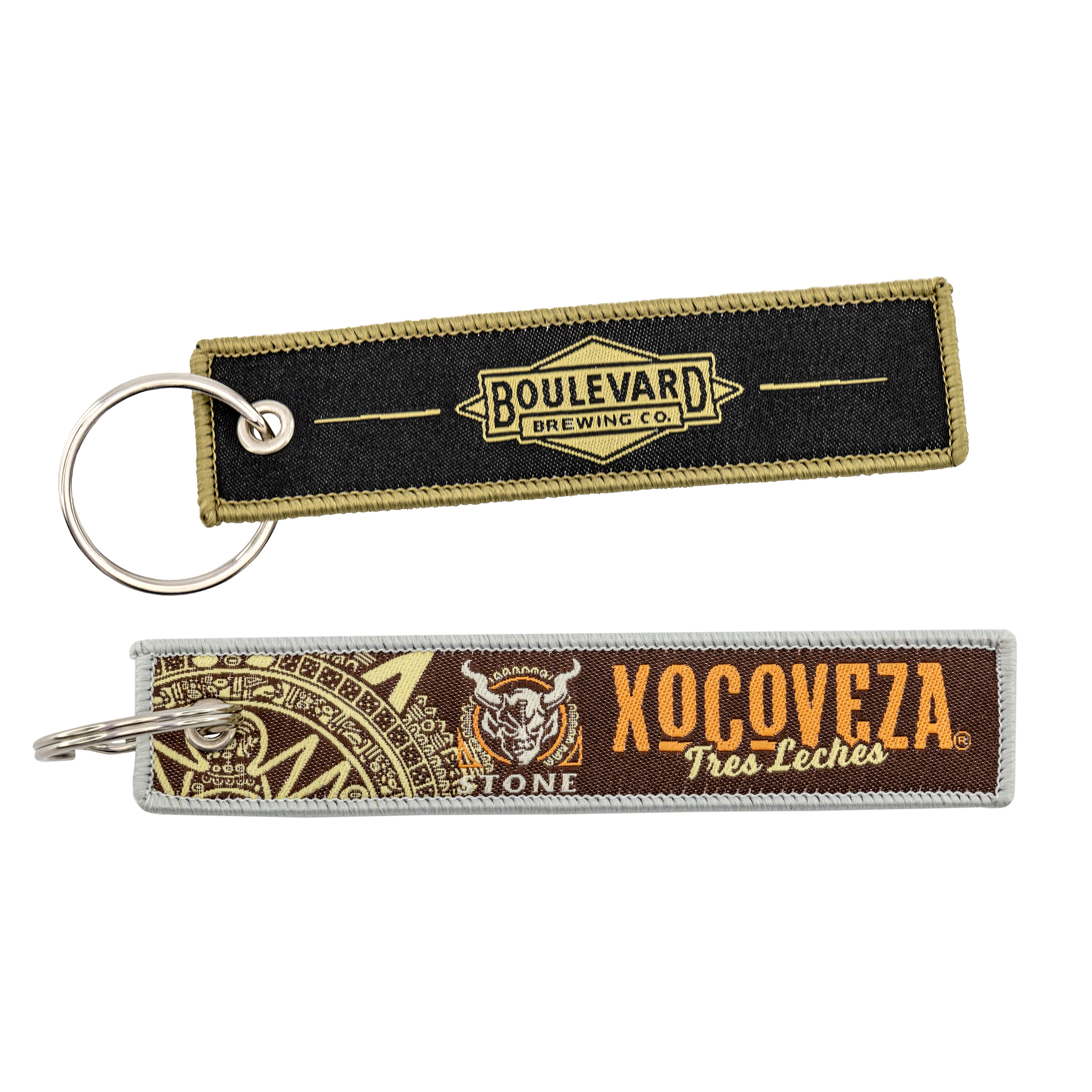 Custom Woven Keytags 4" 14