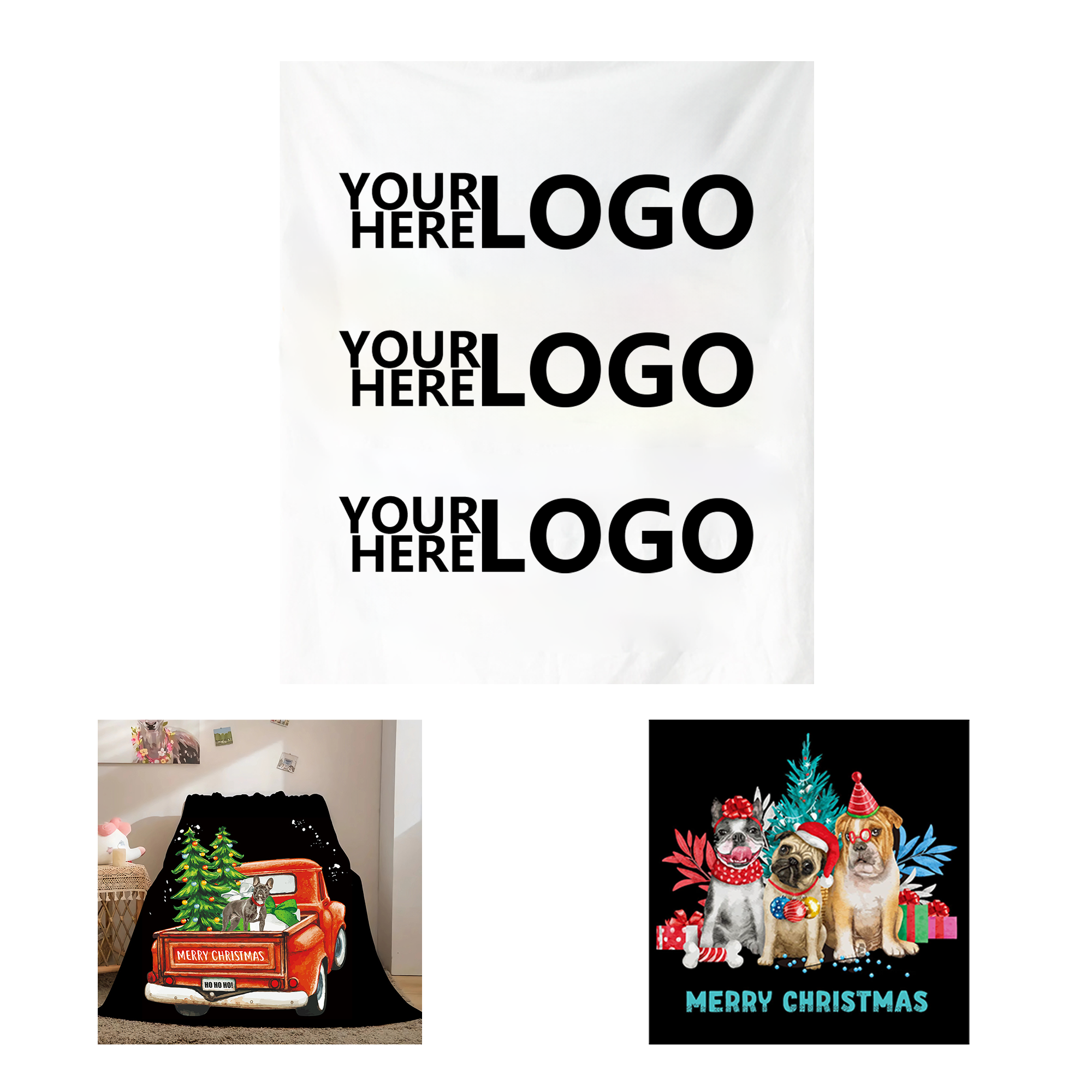 Fully Customizable Fleece Blanket 2