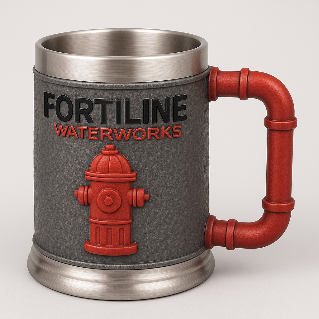 EpicMug Customizable Resin Molded Exterior Mug - Stainless Steel 550ML 18