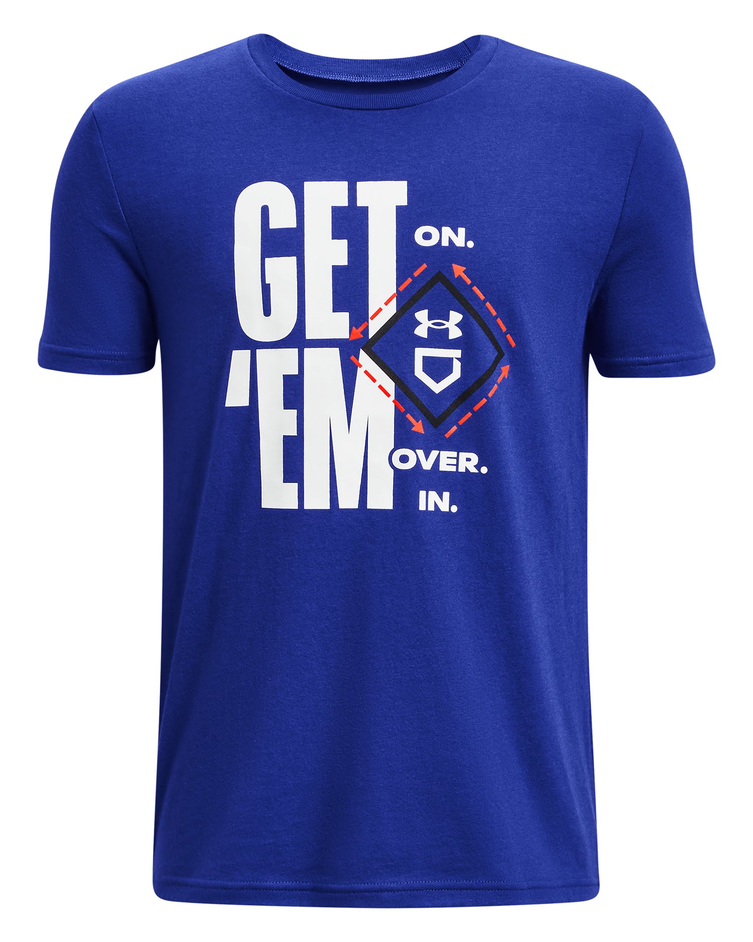 UA Baseball Get' Em Boys' Short Sleeve 5